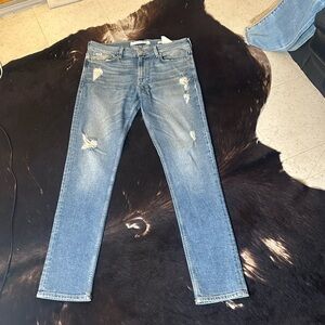 Jack & Jones Men's CLARK Regular Fit Blue Jeans